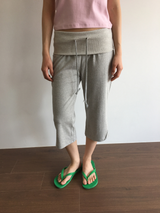 Over-banded Capri Pants (3color)