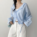 [Shirt-style Jumper☁️] Embossed Jumper Dodo Hooded Shirt String Outerwear (3 colors)