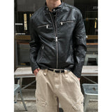 [PROMOTION] Vegan leather shoulder patch jacket