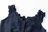 Frillet Denim Ruffle Blouse 231661012