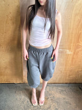 balloon sweat capri pants