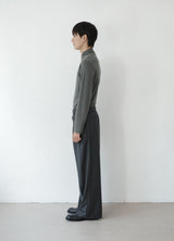 drape mock neck tee