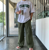  Urban Stanford Lettering Over Short Sleeve