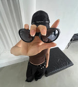 [with cup] TWO TONE HALTER TOP
