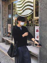エッセンシャルディープヘンリーニット 3C