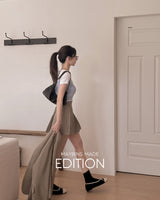 [MADE] Duell pleats mini skirt