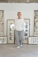 HEAVY-TERRY BALLOON SWEAT PANTS (Gray)