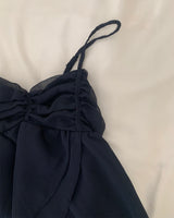 [muffler set] veil chiffon sleeveless