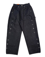 Stellon Cross Embroidery Balloon Pants