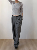 Berlin Pintuck Wide Slacks 