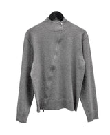 (unisex) オブリケツーウェイニットジップアップ
