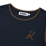 GRAPHIC RINGER T-SHIRT - DARK NAVY