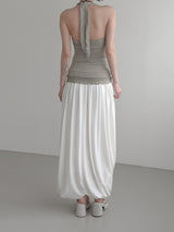 Ila Lace Long Halter Sleeveless