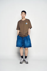 25SS フレンチスクリプトロゴショートスリーブTシャツ ココア