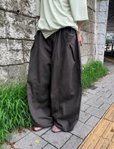 26SS★ [BAONHAUS] ポリティ カット バルーン ワイド パンツ
