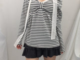 Ribbon Stripe Loose Top