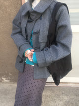 dot corduroy skirt