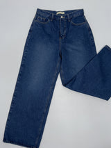 [Brushed Lining] 575 wide denim pants