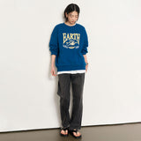 UNISEX EARTH グラフィックオーバースウェット[ブルー]