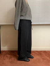 Loose wide slacks