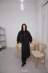 Vibe open long-sleeved cardigan knitwear