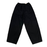 Lace black cotton pants