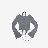 オーティナホルターアイレットTシャツ