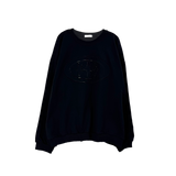triple appliqué sweatshirt