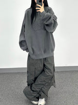 shirring strap cargo pants