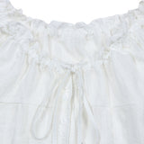 DOTDOT SHIRRING BLOUSE
