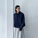 Dark Grid Relaxed Shirt
