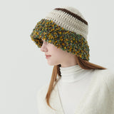 Fluffy Ring Crochet Hat (Ivory)