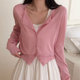 [MADE] Even, see-through long-sleeved cardigan