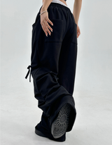 (SHIRRED BOW❤/BRUSHED FLEECE❤/100% COTTON) TRAINING BOW PANTS - 3 COLOR