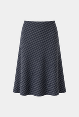 Maren Check Flare Skirt