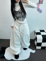 コーデュロイバルーンロングパンツ 🤎🤍🖤3カラー