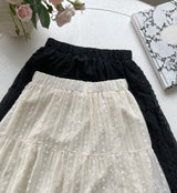 Elvia Lace Surgical Tiered Banding Skirt