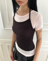 Untin Halter Short Sleeve T-Shirt