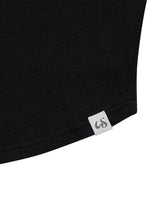 SLIM LONG BUTTON HOODIE TOP(BLACK)