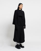 MAZE OVERSIZE TEES - BLACK
