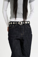 Big round studded belt