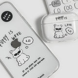[Gel-hard] PUPU Fluffy puppy Phone case
