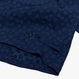 flower robe cardigan_blue