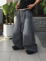 May strap denim pants 2C