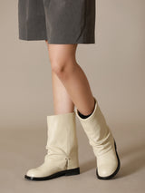 Leg warmer middle Boots ivory