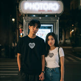 Free Mind Text Logo Heart T-Shirt (3color)