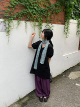 Rooney Linen String Wide Harem Pants