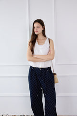 STARRY DOT WIDE PANTS