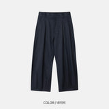 LMN デルトアンダーピンタックワイドパンツ (5 colors)