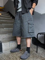 Sand vintage bermuda pants